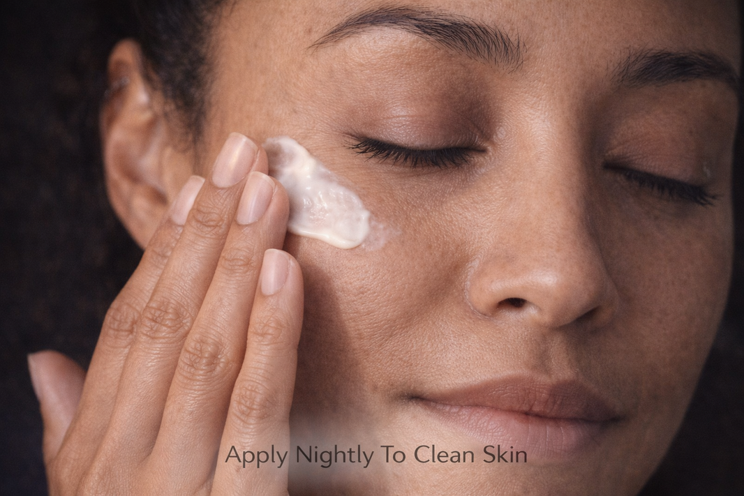 Night Renewal Cream - Retinol + Ceramides Overnight Moisturizer for Dry & Combination Skin
