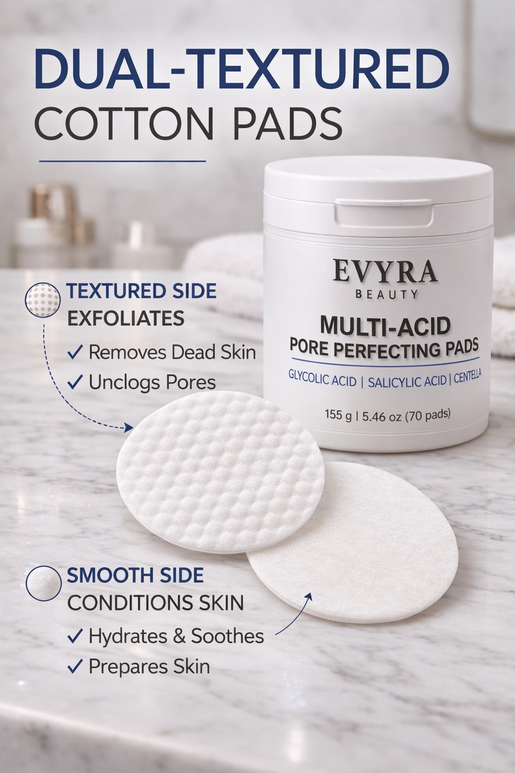 EVYRA Multi-Acid Pore Perfecting Pads